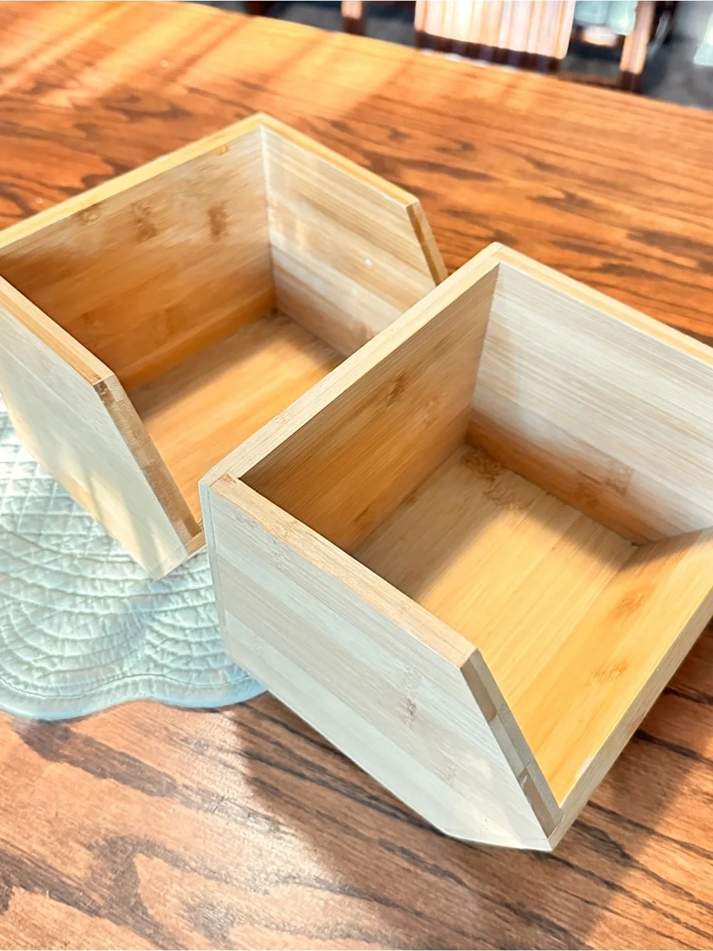 Stacking pantry bins lot of 2 small